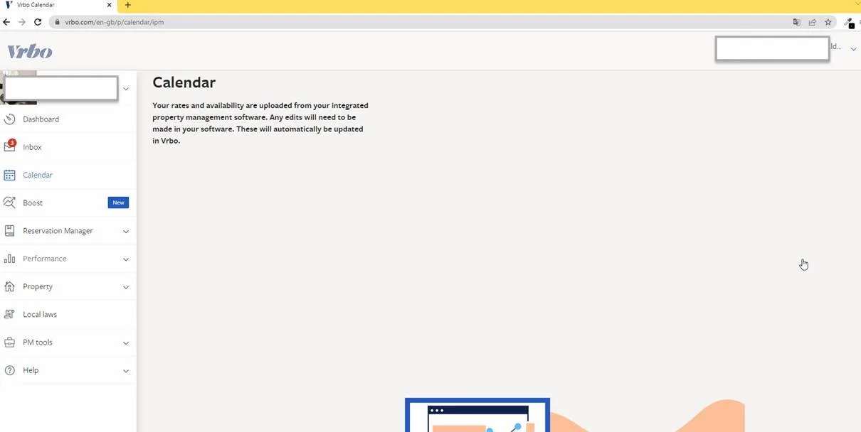 A Vrbo account still connected to other software — ask Vrbo to convert it before you connect.