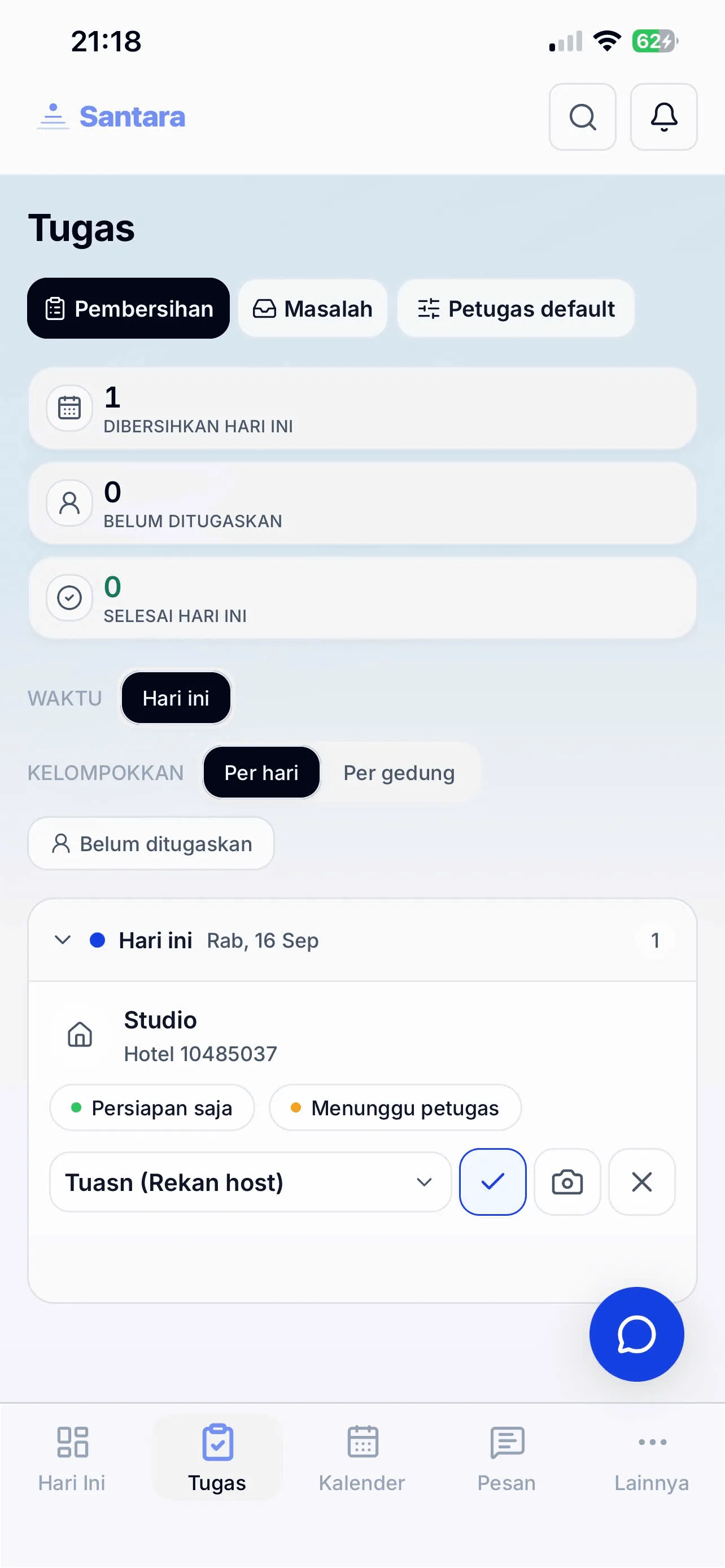 Papan Tugas Pembersihan